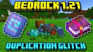 MINECRAFT BEDROCK 1.21 DUPLICATION GLITCH (Playstation, Xbox, Switch, MCPE, PC)