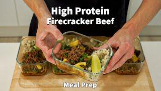 Firecracker Beef & Broccoli | High Protein Low Carb Meal Prep