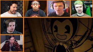 Let's Players Reaction To The Unbreakable Bendy | BATIM Chapter 2