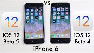 iOS 12 BETA 5 Vs iOS 12 BETA 4 On iPHONE 6! (Comparison) (Review)