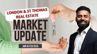 London & St. Thomas Real Estate Market Update in Hindi | February vs. January 2025 | What’s Next?