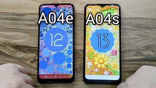 Samsung Galaxy A04e vs Samsung Galaxy A04s