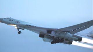 2х Tu-160 performed a scheduled flight in airspace over the waters of the Barents and Norwegian Seas