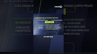 ENEM DOS CONCURSOS | CNU 2025 terá 3.352 vagas em 35 órgãos federais
