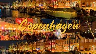 Copenhagen Christmas Market 2024 | Scandinavian Winter Wonderland Walk 4K HDR