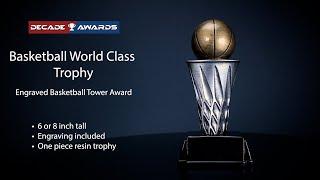 360 View - 65205GS & 65405GS Basketball World Class Trophy by Decade Awards!