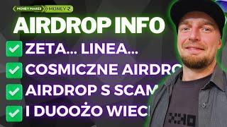 AIRDROP INFO  ZETA + LINEA + Odznaki DeBank + Zadania DEFI + STRIDE + Kilka NFT + Nody 