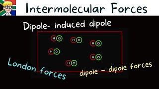 Intermolecular Forces grade 11: Different types