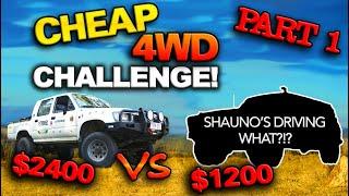 Two 4WDs Bought & Built for UNDER $5k! You won't believe what 4x4 Shauno's Driving! EPISODE 1