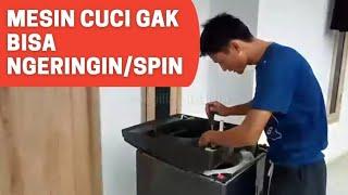 Cara mudah mengatasi Mesin cuci tidak bisa ngeringin/spin