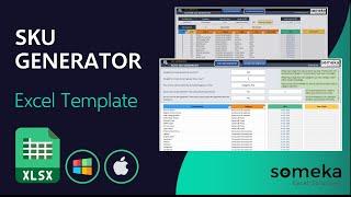 SKU Generator | Create unique codes for your products in Excel!