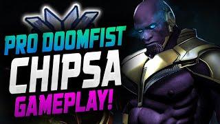 CHIPSA PRO DOOMFIST IN COMPETITIVE - 39 ELIMS! [ OVERWATCH SEASON 25 TOP 500 ]