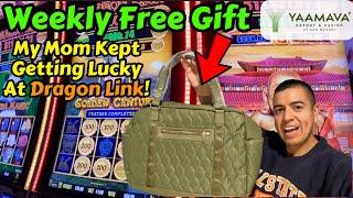 Yaamava Casino: My Mom Got Lucky At Dragon Link & Weekly Free Gift