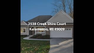 2538 Creek Shire Court Kalamazoo MI 49009 | 3 Bedroom Condo For Sale