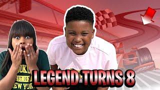 Surprising LEGEND with FASTEST AT HOME RACETRACK