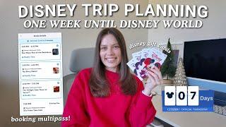 DISNEY WORLD TRIP PLANNING 1 week until Disney, booking multipass, park outfits, gift cards & more!