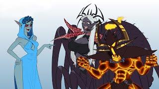 Azura, Lolth and Khaine Have A Friendly Debate | RatoPombo comic dub