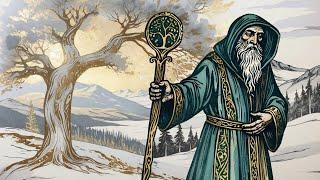 The Winter Quest of a Druid | Mystical Celtic Harp | Soothing Medieval Music | Forest Sound Journey