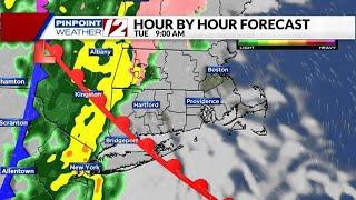 WPRI 12 Weather Now 11/26/24:  Rain Ends This Afternoon; More Rain for Thanksgiving