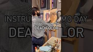 Instructor Demo Day at the Academy of Realist Art Boston  #artatelier #oilpainting #art #howtopaint