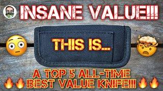 INSANE VALUE FOR THIS KNIFE!! Top 5 All-time Best Value Knife for me!! ‍