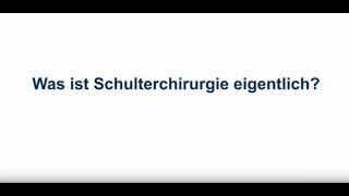 Schulterchirurgie - Was ist Schulterchirurgie eigentlich?