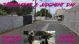 "Terminator 2: Judgment Day" Alleyway Filming Location - Then & Now