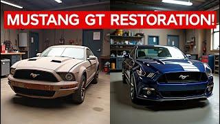 From Rust to Glory: Restoring a Ford Mustang GT to Perfection!  #restoration #fordmustang