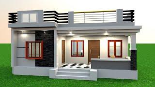 30 By 20 House design in 3D , 600 SQFT Ghar ka naksha , 30 By 20 Feet Home Design