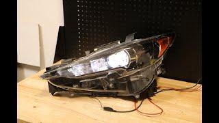 How To Disassemble a 2017-2021 Mazda CX-5 OEM LED Headlight