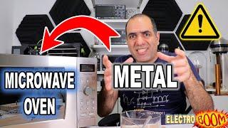 METAL in MICROWAVE Oven Is NOT That Dangerous