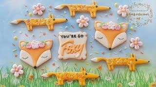 How to make cute & adorable FOX Cookies