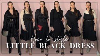 OUTFIT IDEAS WITH A LITTLE BLACK DRESS | How to Style a Little Black Dress | How To Style Series