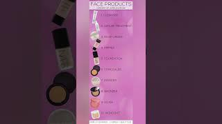 step by step  face makeup #fashion