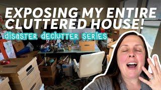 Restarting my whole house decluttering journey, bedroom reset, exposing my entire messy house