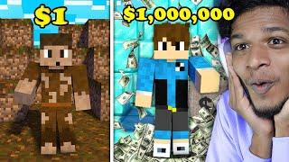 Turning $1 Into $1,000,000 in 24 Hours In MINECRAFT !! Malayalam | PGM |