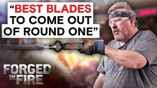 Bladesmiths Create Signature Blade from SCRAP! | Forged in Fire (Season 4)