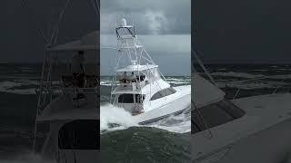 Watch This Sportfish Boat CRUSH an ROUGH Jupiter Inlet! | Boats at Jupiter