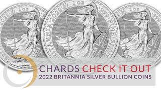 2022 Britannia Silver Bullion Coins