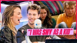Austin Butler & Jodie Comer on Miley Cyrus, accents, and British clubs | The Bikeriders interview
