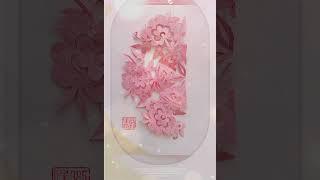 每日一剪｜三折剪纸花盆