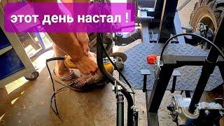 Пилим чудо-адаптер мотоблока НЕВА .Колеса не встают .#мотоблокнева #мотоблок #моехобби