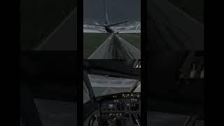 Hard Landing at BNA 02c #aviation #zibo737 #xplaneofficial #xplane11