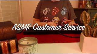 ASMR Customer Service Roleplay Bookstore ️  Soft Spoken ‍ Keyboard Typing