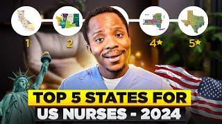 Top 5 States For Registered Nurses In The US.