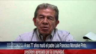 A sus 77 años murió el padre Luis Francisco Monsalve Pinto, presbítero apreciado por la comunidad