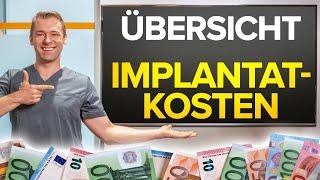 Was kosten ZAHNIMPLANTATE? komplette KOSTENÜBERSICHT für alle Implantatversorgungen 