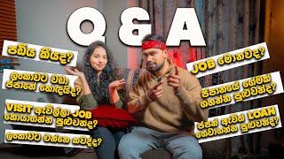 ජපානයේ ඇත්ත කතාව | අපි කරන JOB සහ SALERY කීයද |Q & A