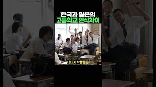 한국과 다른 일본의 고등학교 인식