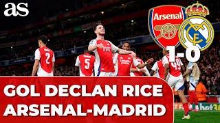 ¡GOLAZO de RICE de FALTA DIRECTA! | ARSENAL 1 - REAL MADRID 0 | CHAMPIONS | CARRUSEL
